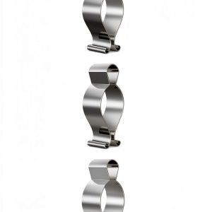 Stainless Steel Towel Clips 6 Pack by Wollibao Holder Edge Design-0