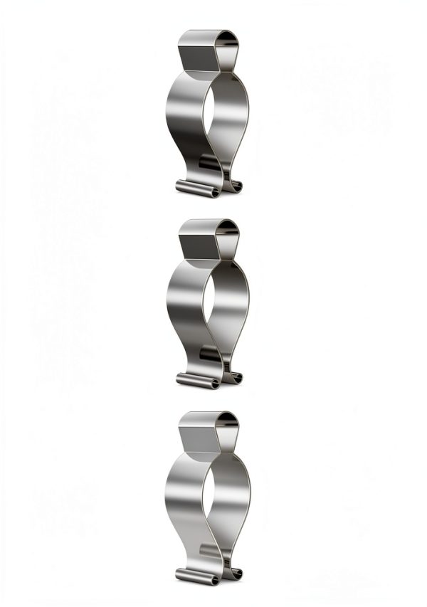 Stainless Steel Towel Clips 6 Pack by Wollibao Holder Edge Design-0