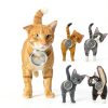 Christmas Funny Cat Butt Towel Holder by Ceenna 4‑Piece Towel Hook Set-1