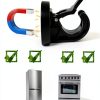 YYST Magnetic Towel Hook Kitten Proof Black Door 2 pcs-2