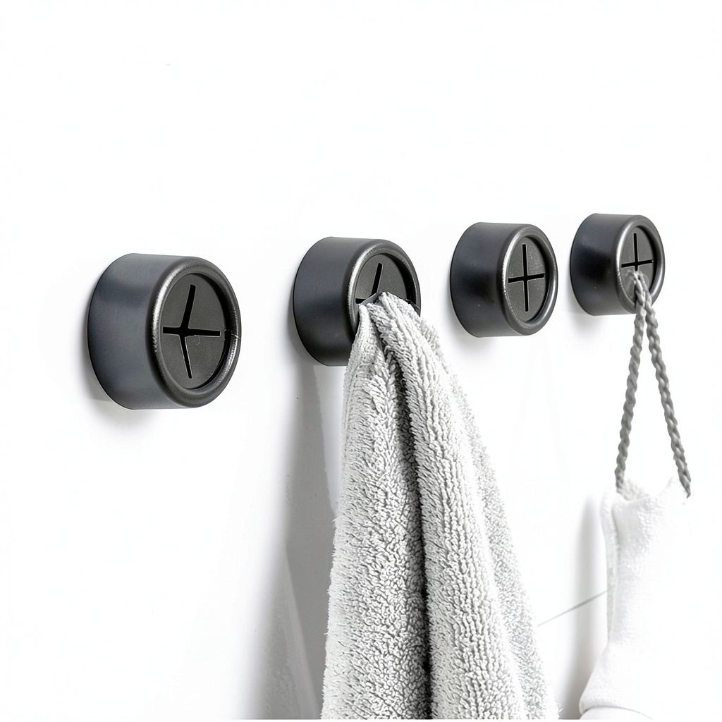adhesive kitchen towel hooks