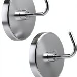 Extra-Strong Set Magnetic Hooks, 2pc, Chrome, 2 Count-0